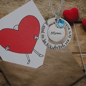 MOMMY ANGEL OF MINE NECKLACE
